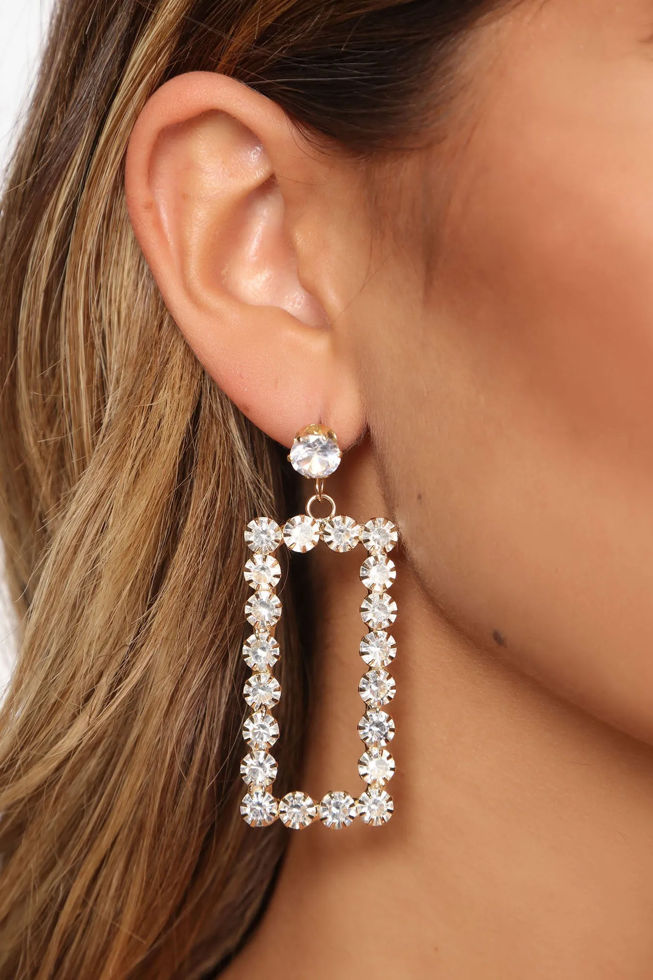 All That Glamour Earrings - Gold