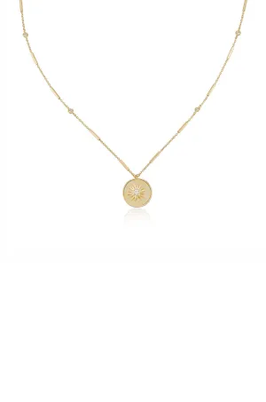 Apollo Mother of Pearl Pendant Necklace