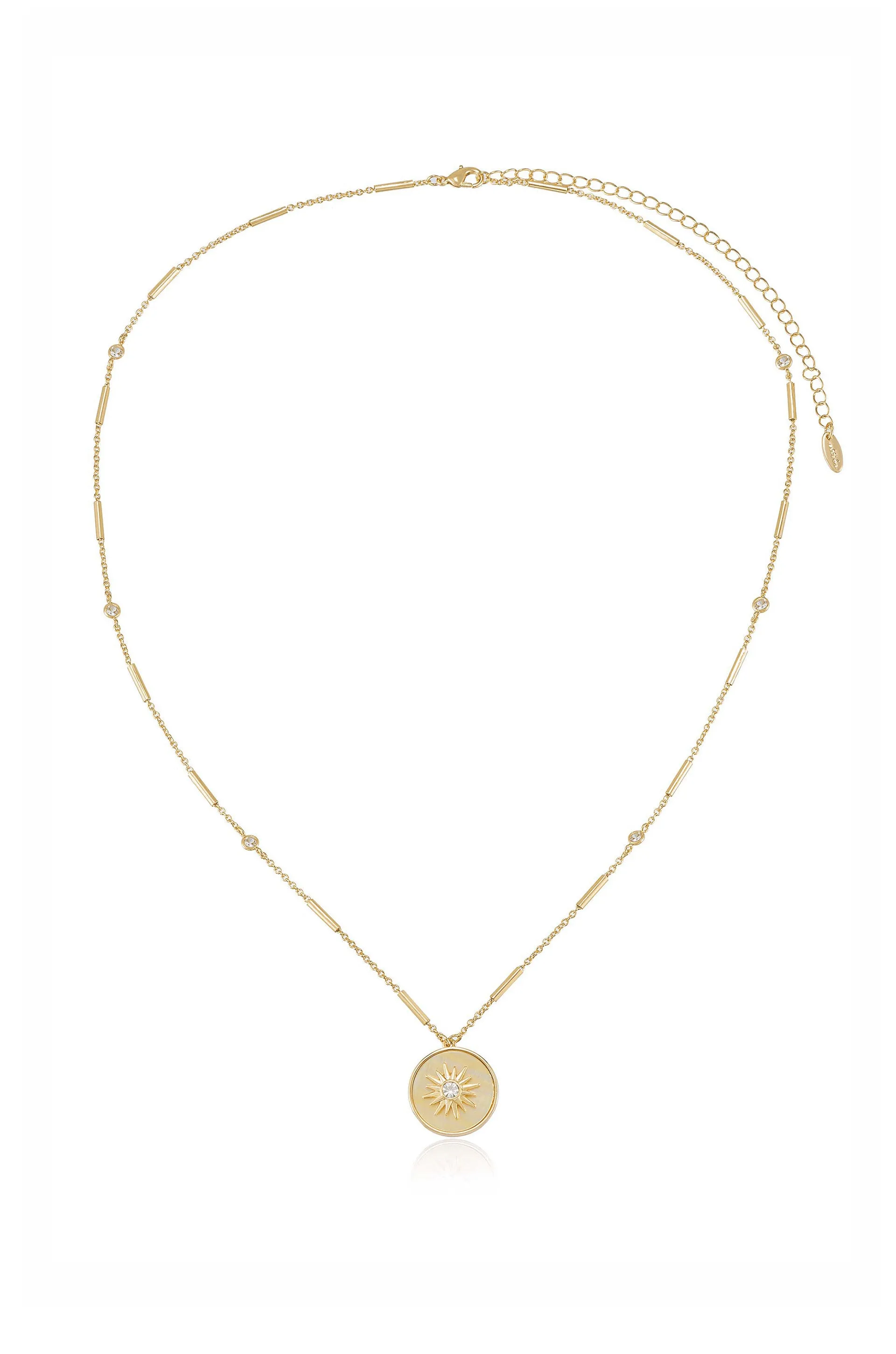 Apollo Mother of Pearl Pendant Necklace