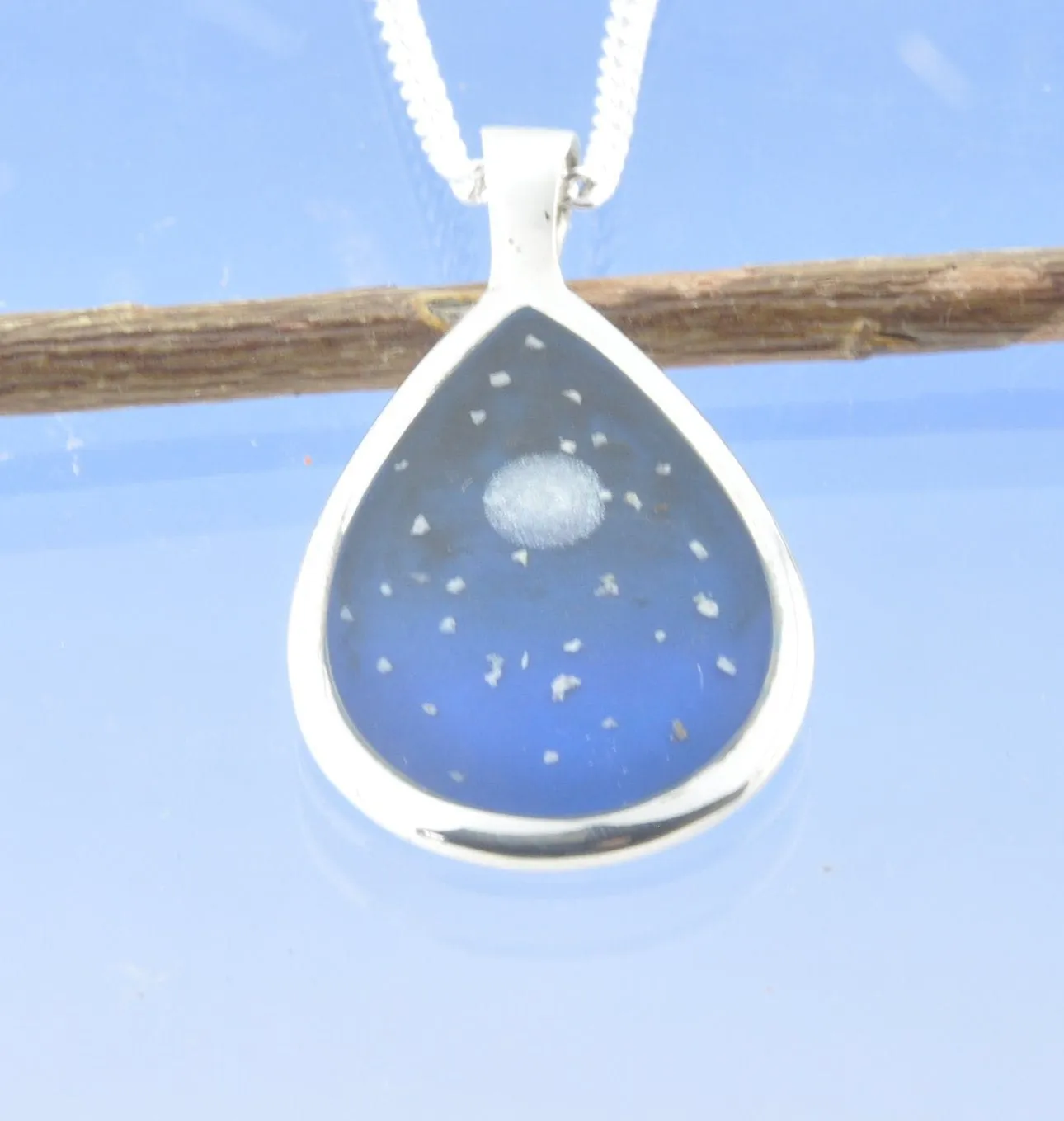 Ashes Jewellery - Moon Star Night Sky Necklace