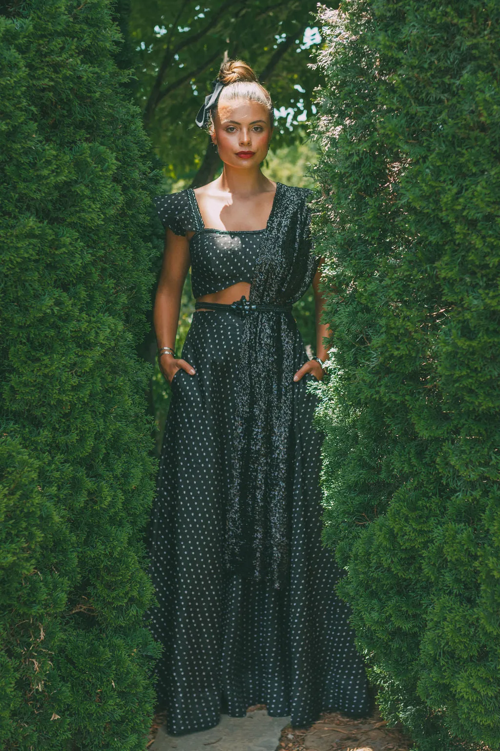 Black Beaded Belt