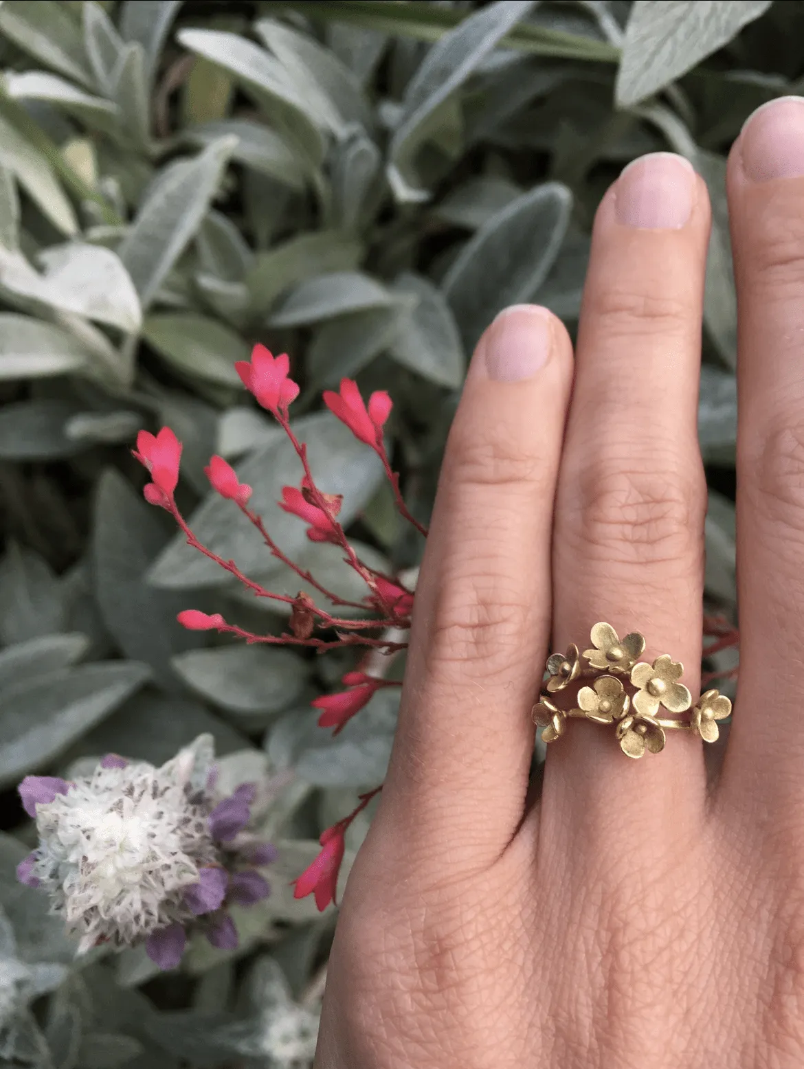 Blooming Single Flower Ring
