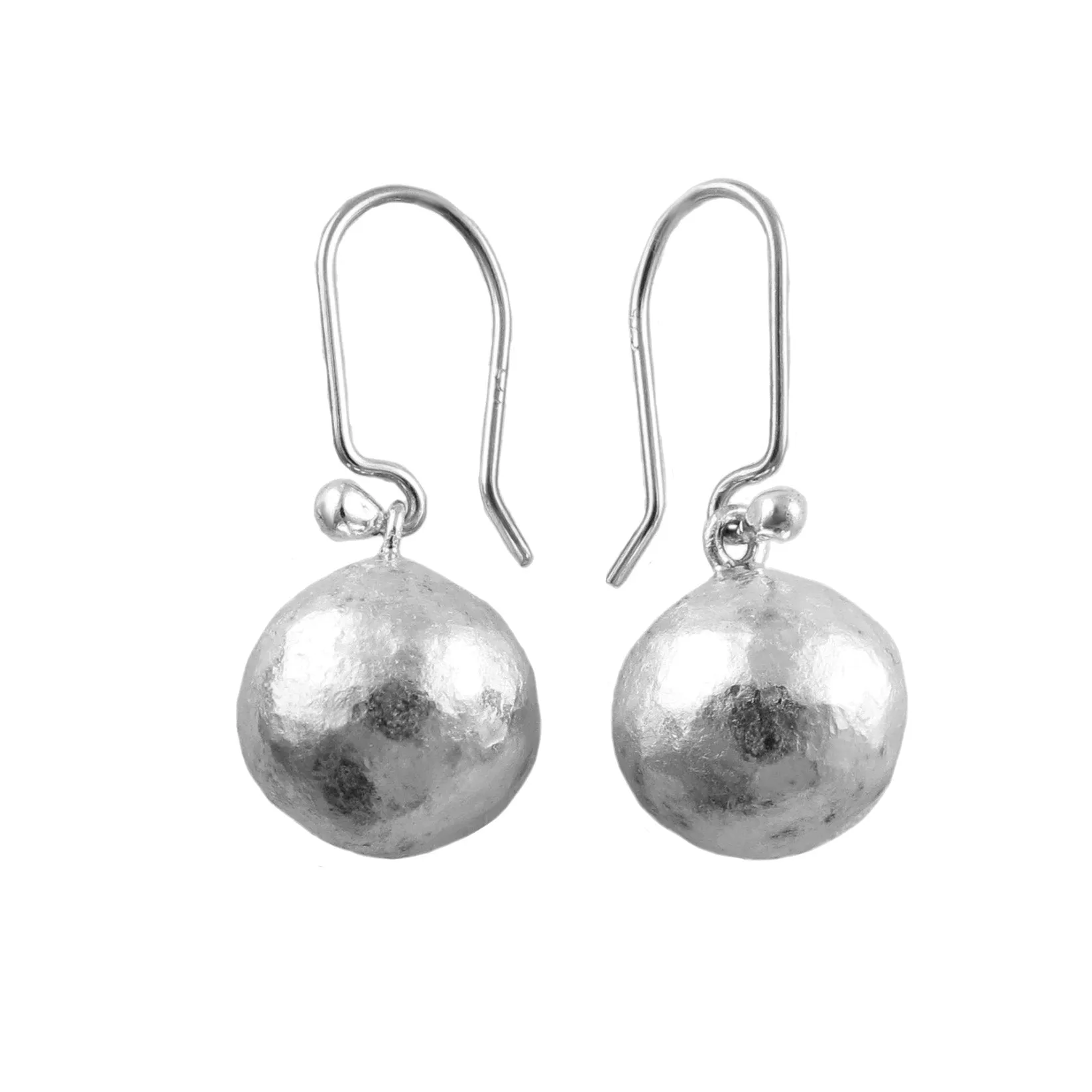 Brutalist Ball Bead Earrings