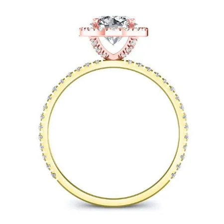 Columbine - GIA Natural Round Diamond Engagement Ring