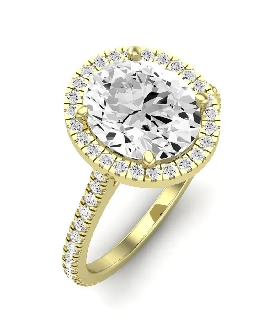 Columbine - Oval Lab Diamond Engagement Ring (IGI Certified)