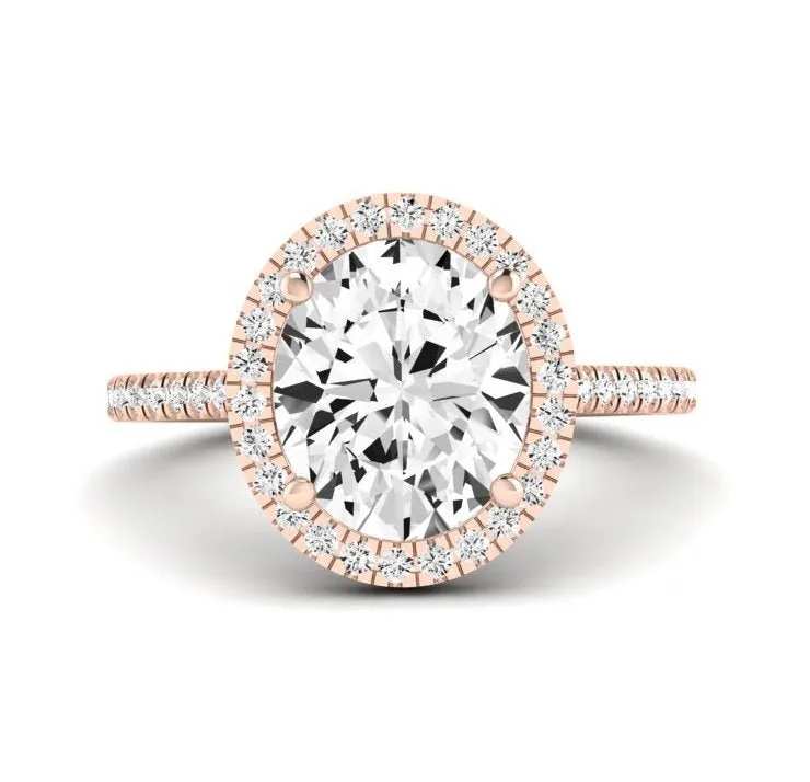 Columbine - Oval Lab Diamond Engagement Ring (IGI Certified)