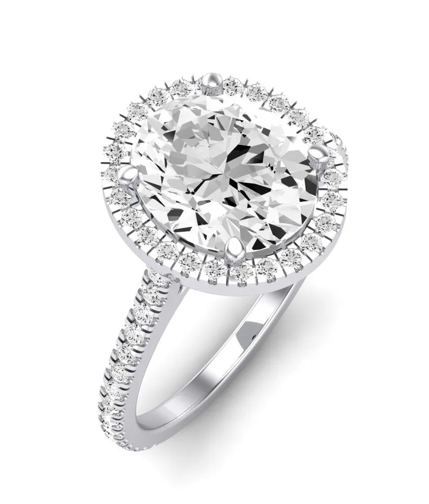 Columbine - Oval Lab Diamond Engagement Ring (IGI Certified)