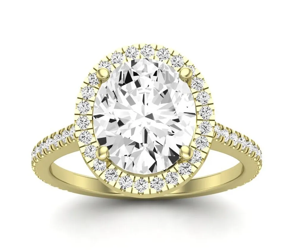 Columbine - Oval Lab Diamond Engagement Ring (IGI Certified)