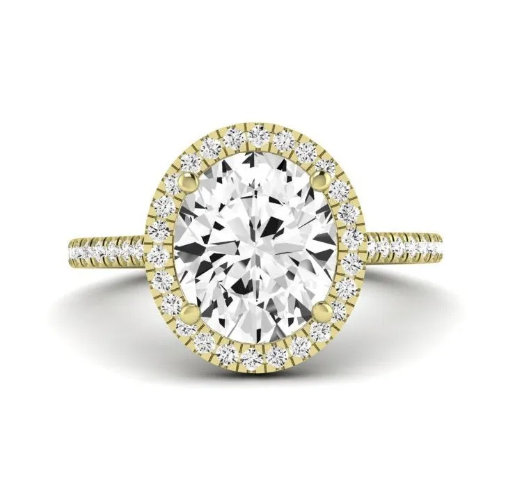 Columbine - Oval Lab Diamond Engagement Ring (IGI Certified)