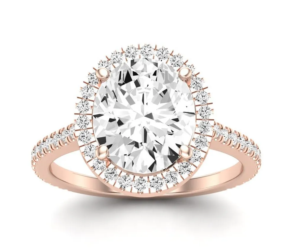 Columbine - Oval Lab Diamond Engagement Ring (IGI Certified)