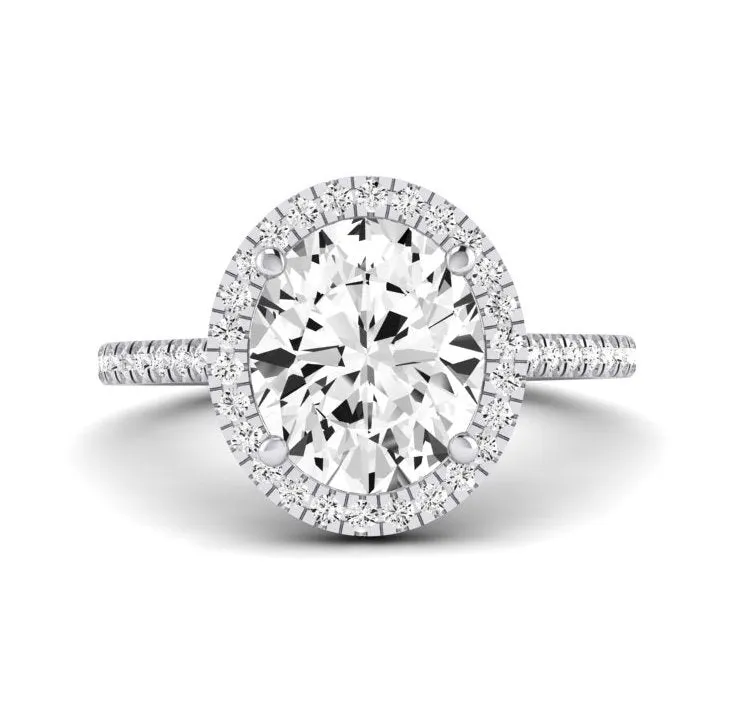 Columbine - Oval Lab Diamond Engagement Ring (IGI Certified)