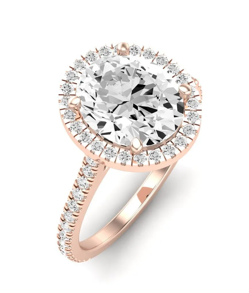 Columbine - Oval Lab Diamond Engagement Ring (IGI Certified)