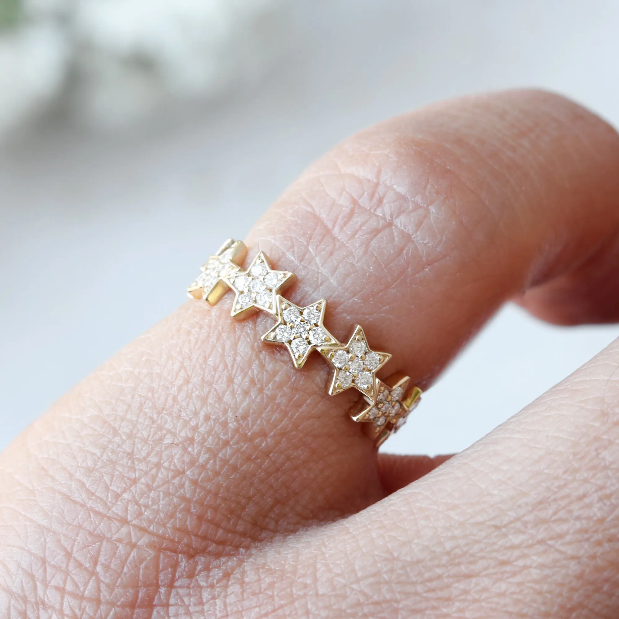 Eternity Stars Diamond Ring