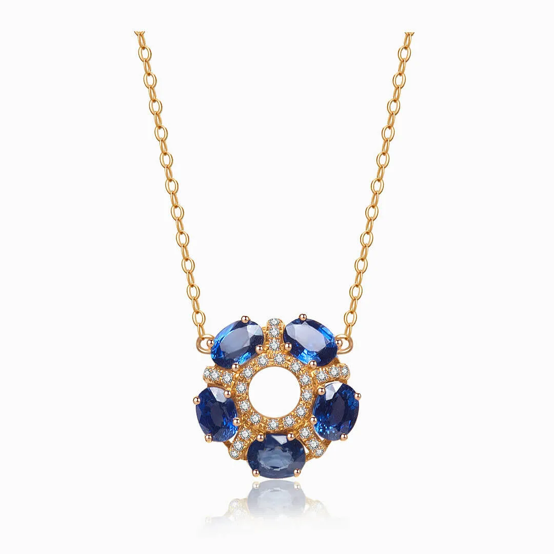 Etoile Zafiro Natural Sapphire Necklace