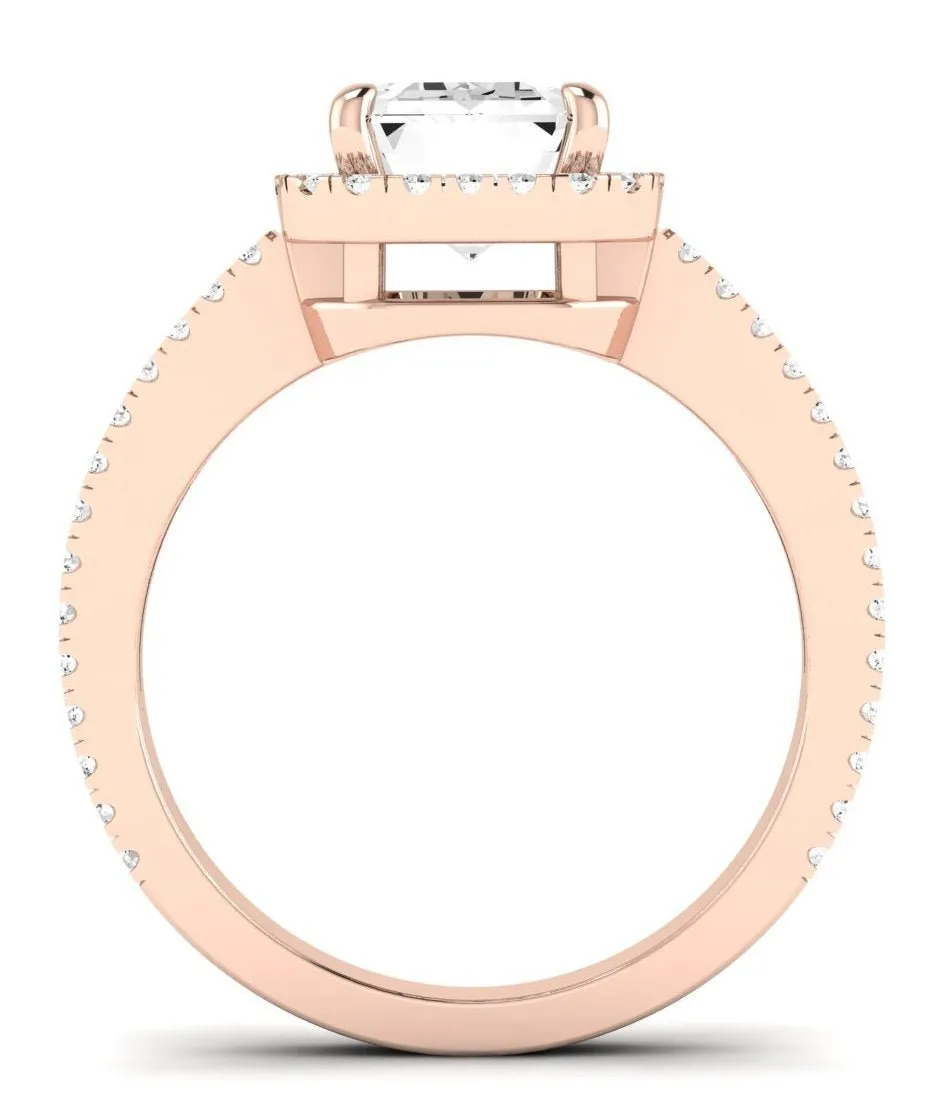Freesia - Emerald Lab Diamond Engagement Ring (IGI Certified)