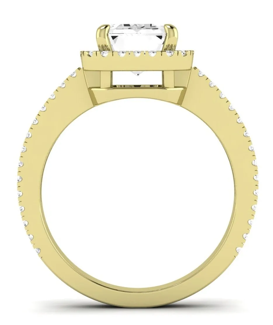 Freesia - Emerald Lab Diamond Engagement Ring (IGI Certified)