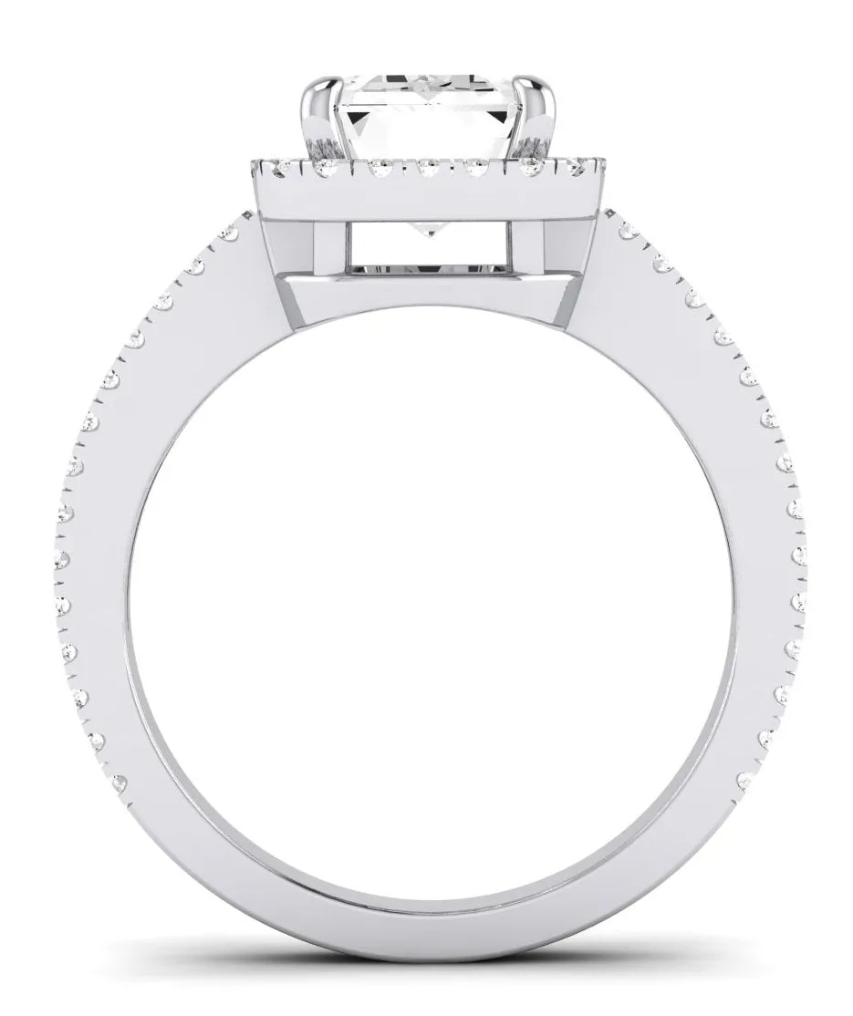 Freesia - Emerald Lab Diamond Engagement Ring (IGI Certified)