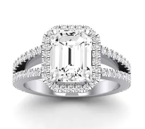 Freesia - Emerald Lab Diamond Engagement Ring (IGI Certified)