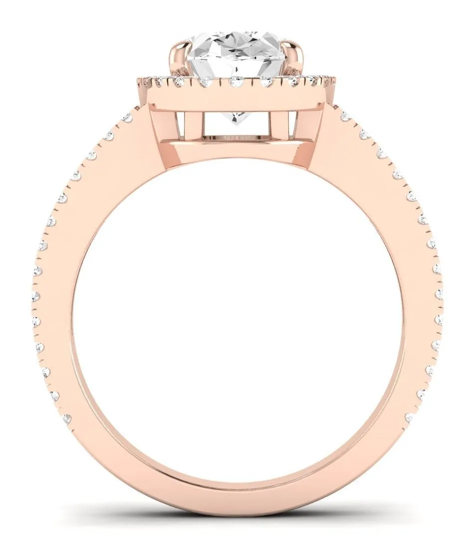 Freesia - GIA Natural Oval Diamond Engagement Ring