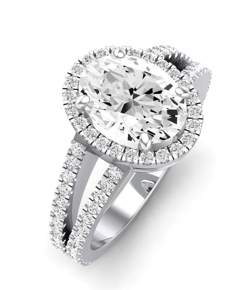 Freesia - Oval Lab Diamond Engagement Ring (IGI Certified)