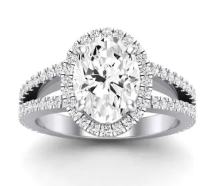 Freesia - Oval Lab Diamond Engagement Ring (IGI Certified)