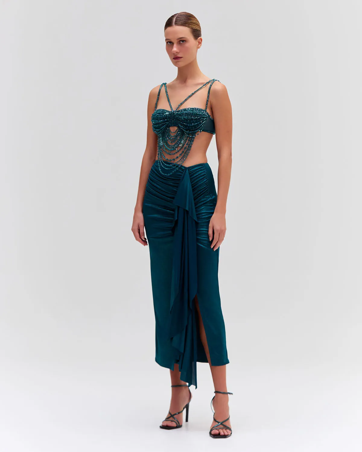 Hand-Beaded Bralette