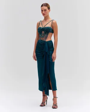 Hand-Beaded Bralette