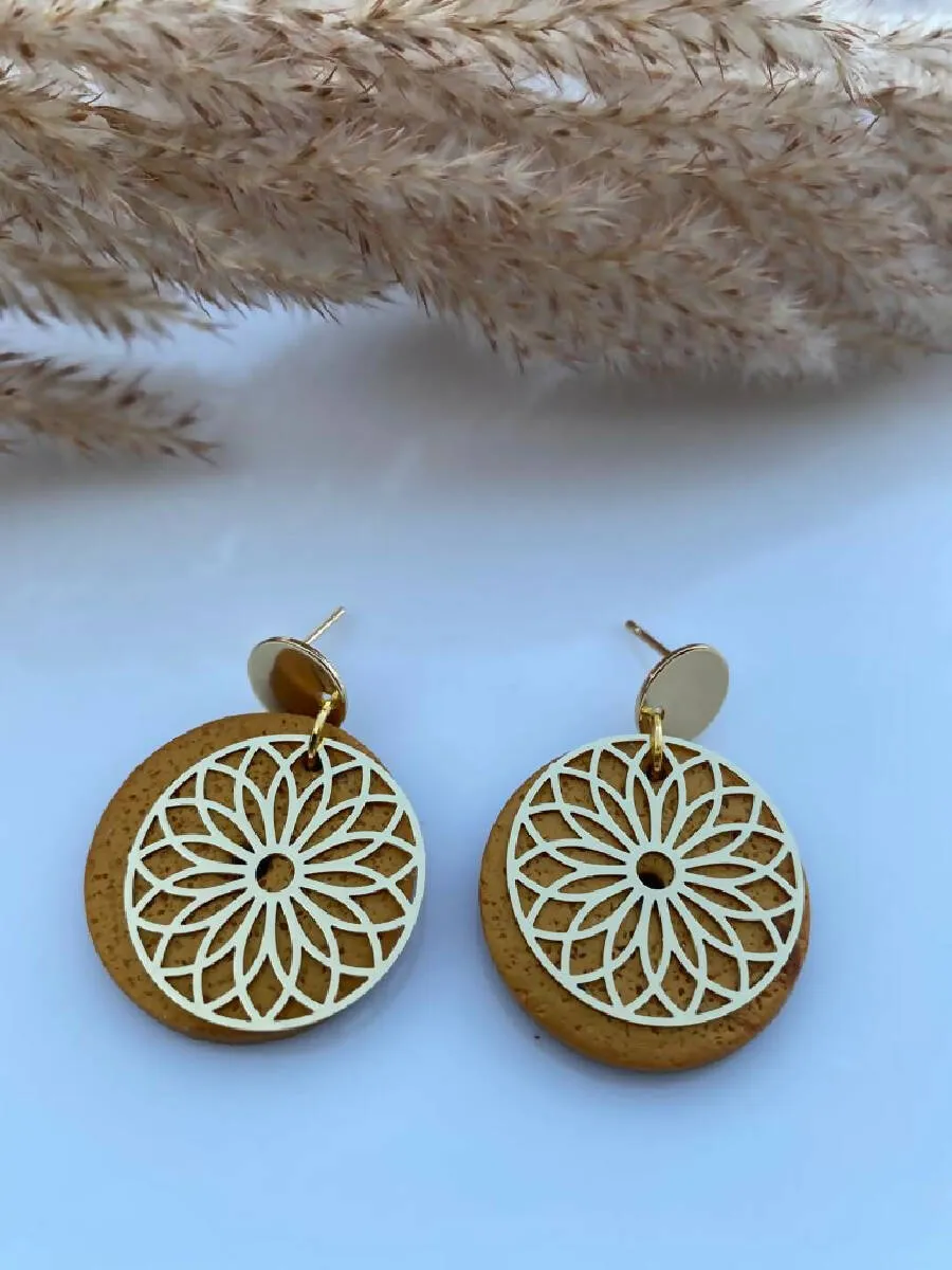 Handmade By Mona Handmade Polymer Clay Earrings 3.5cm