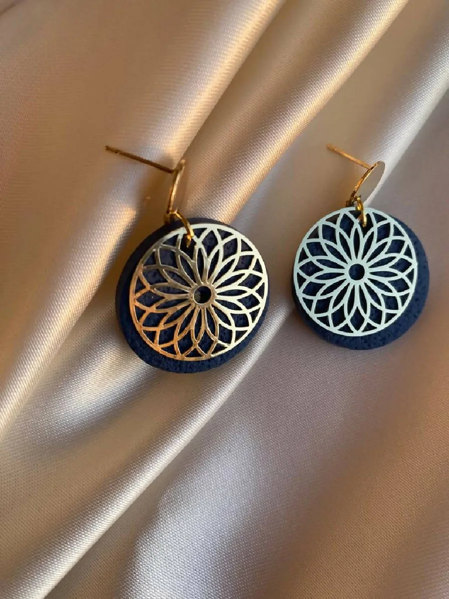 Handmade By Mona Handmade Polymer Clay Earrings 3.5cm