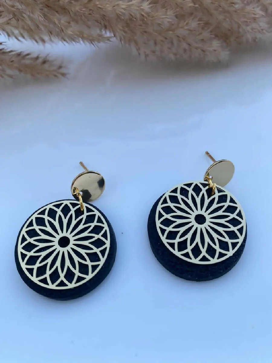 Handmade By Mona Handmade Polymer Clay Earrings 3.5cm