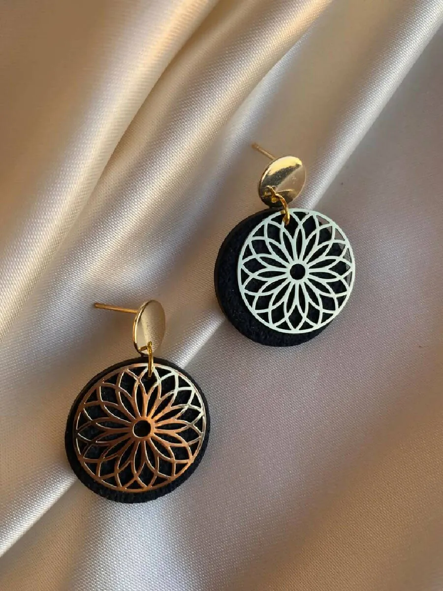 Handmade By Mona Handmade Polymer Clay Earrings 3.5cm