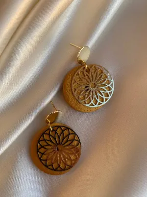Handmade By Mona Handmade Polymer Clay Earrings 3.5cm