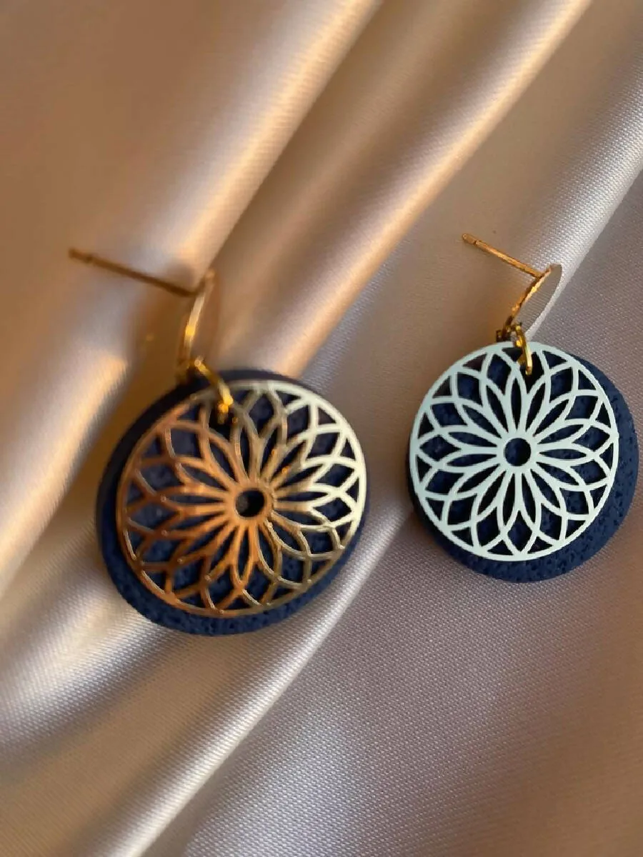 Handmade By Mona Handmade Polymer Clay Earrings 3.5cm