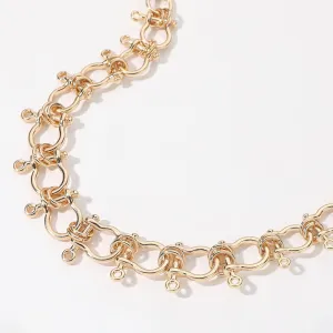 iLLASPARKZ Hardware Chain Choker Necklace