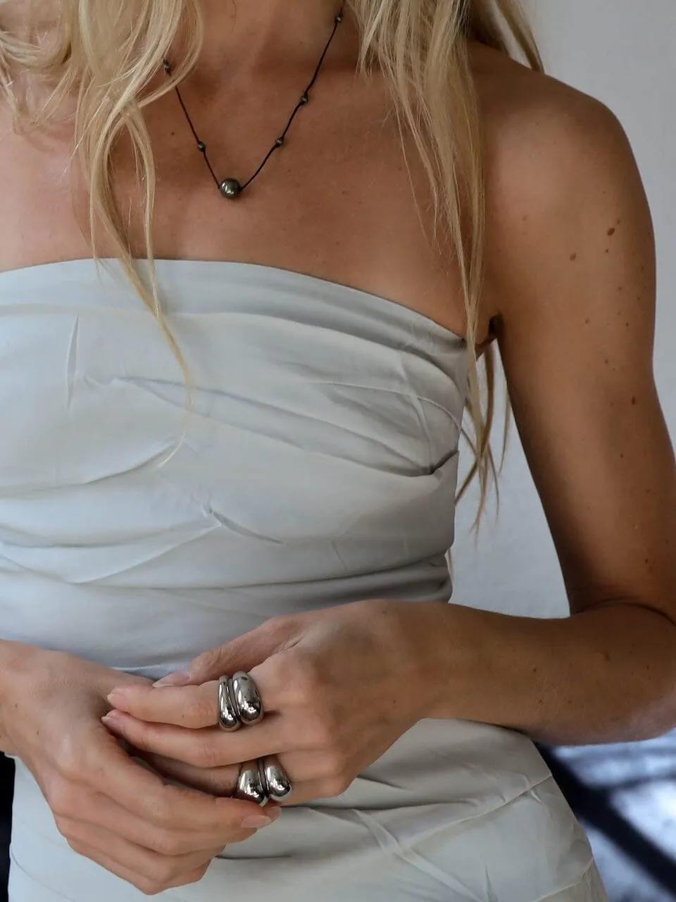 Knotted Pyrite Necklace