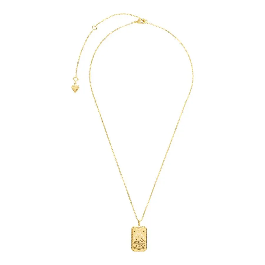 La Luna Gold Tarot Necklace