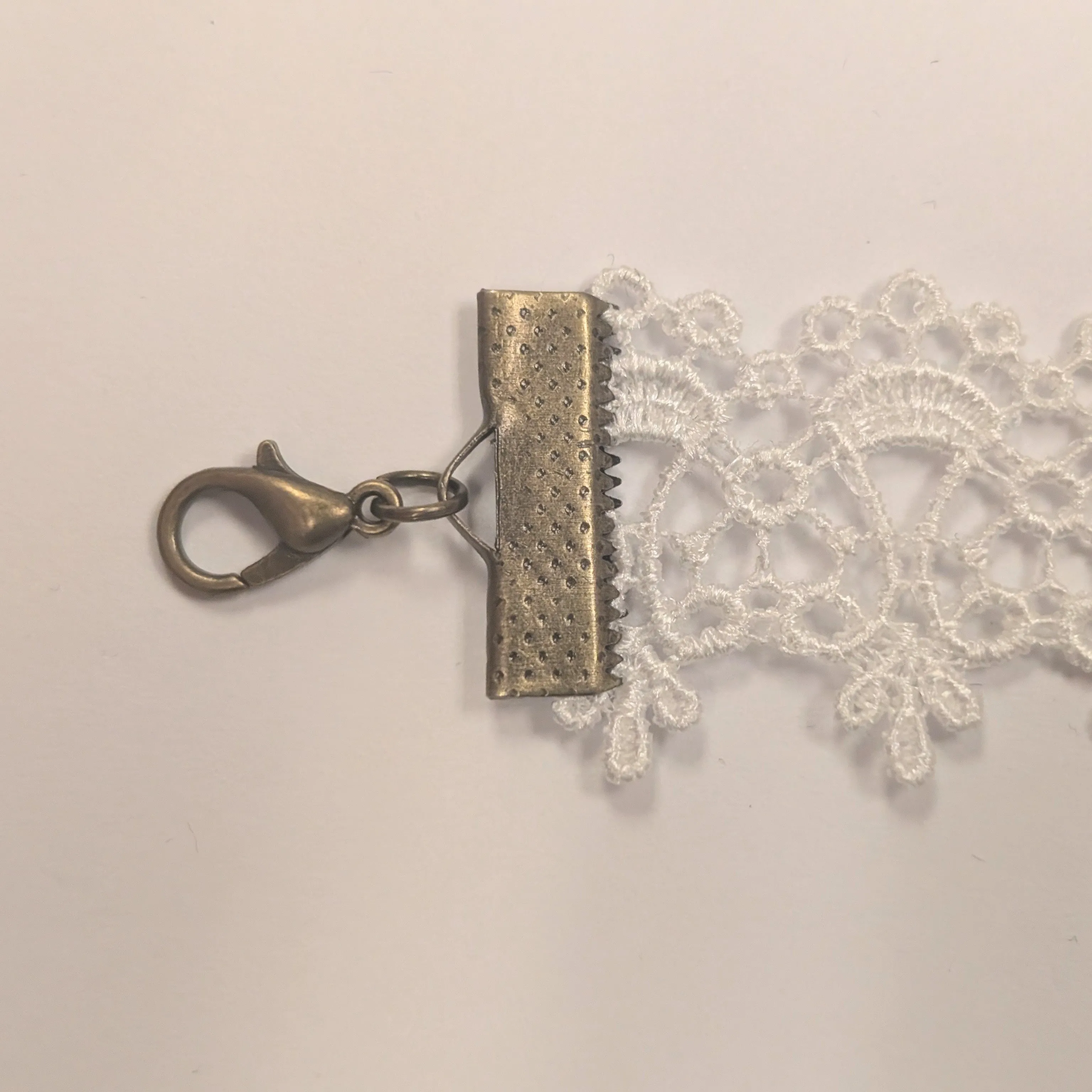 Lace White Choker