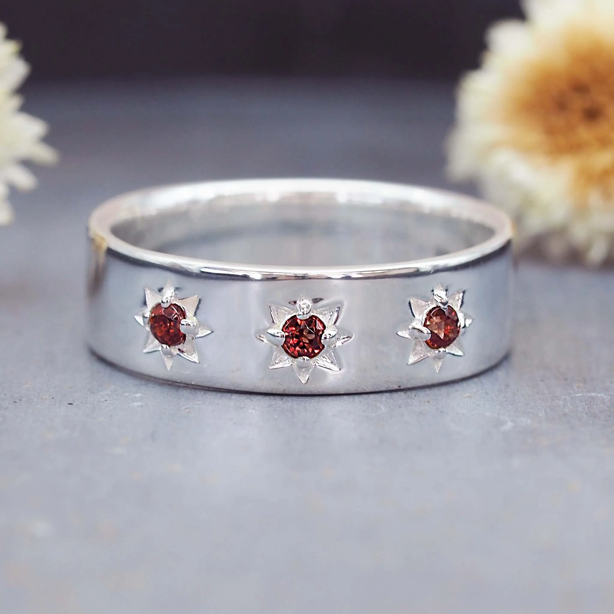 LIMITED EDITION ‘i h x LUNA’ Garnet Medusa Band
