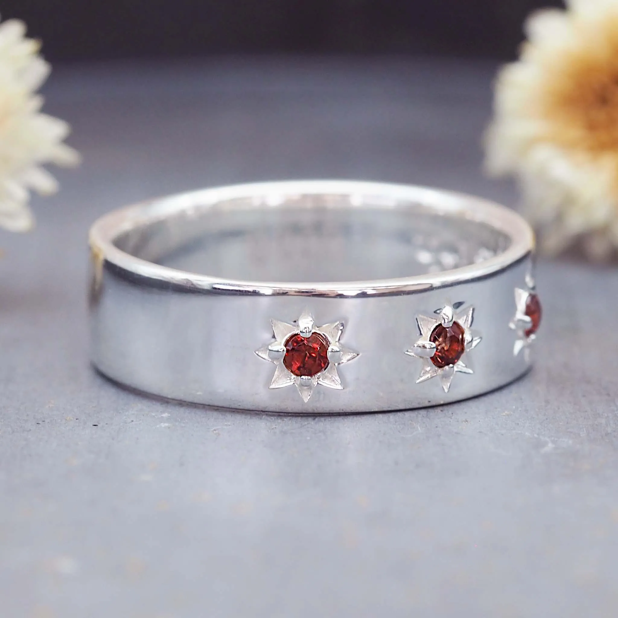 LIMITED EDITION ‘i h x LUNA’ Garnet Medusa Band