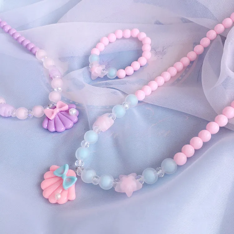 Lolita Shell Necklace   Bracelet Set  PL52565