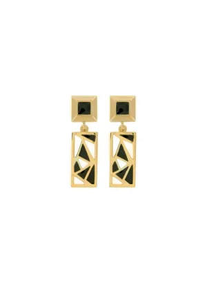 Myka - Resin Cutout Drop Earrings