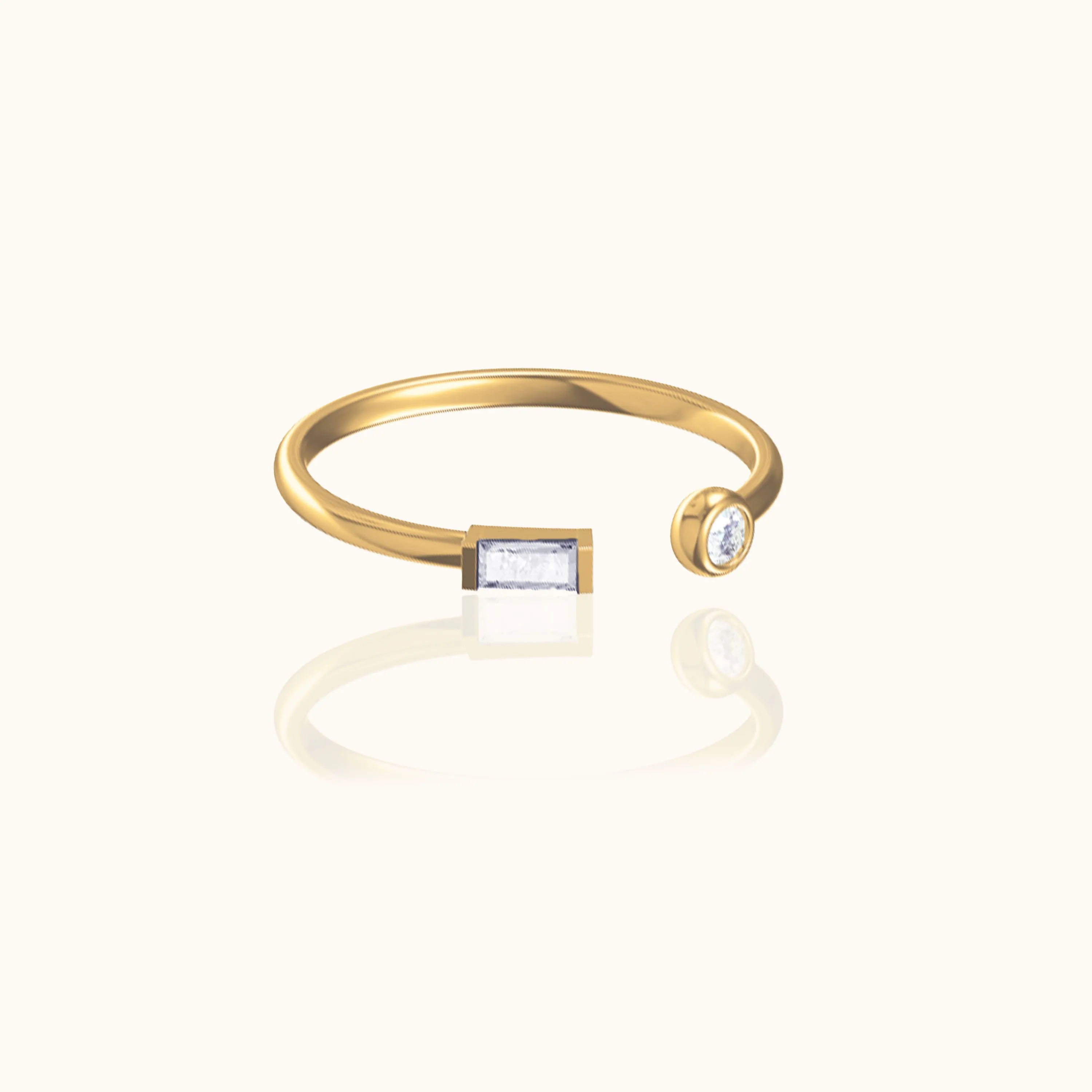 Open CZ Ring