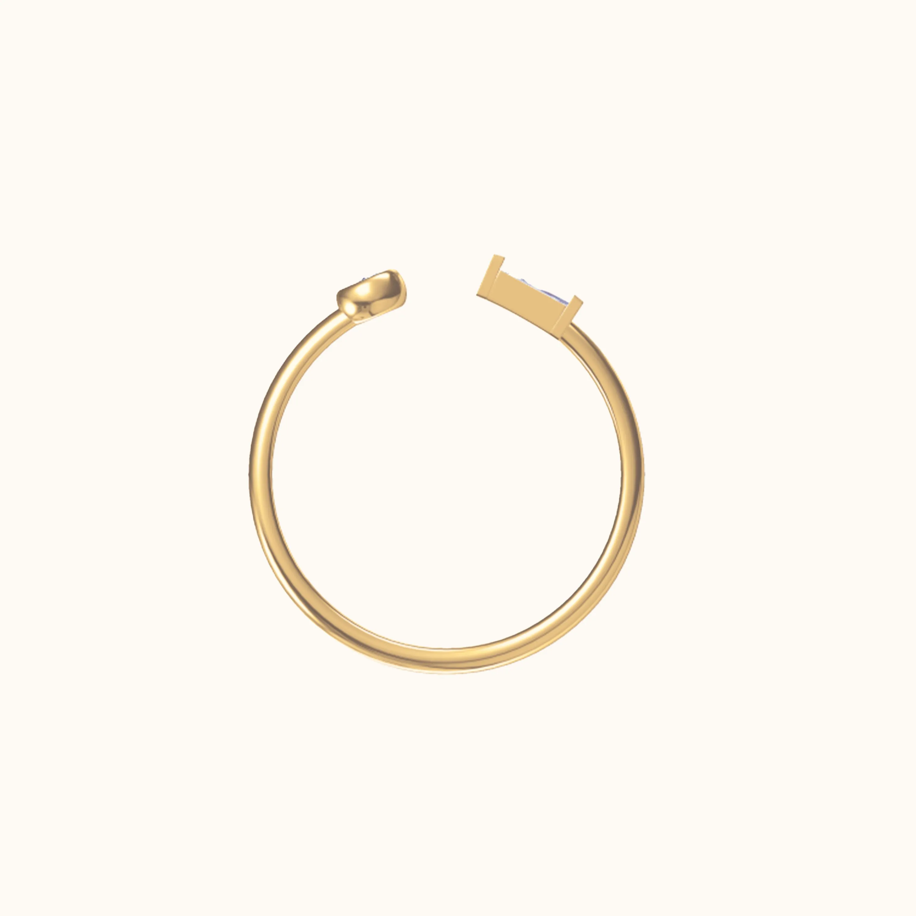 Open CZ Ring