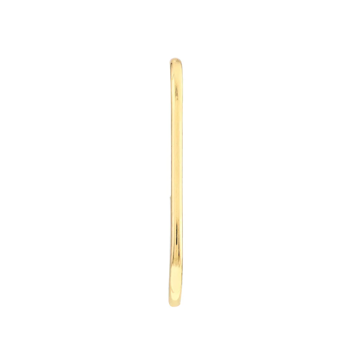 Open Paper Clip Hoop Earrings