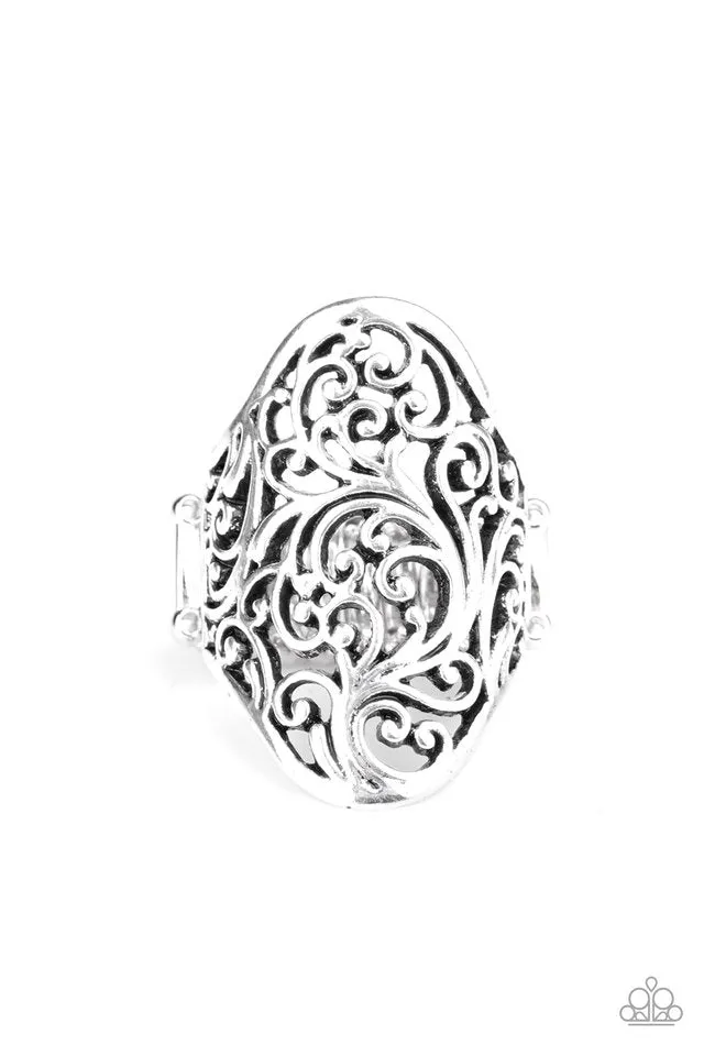 Paparazzi Ring ~ Vine Vibe - Silver