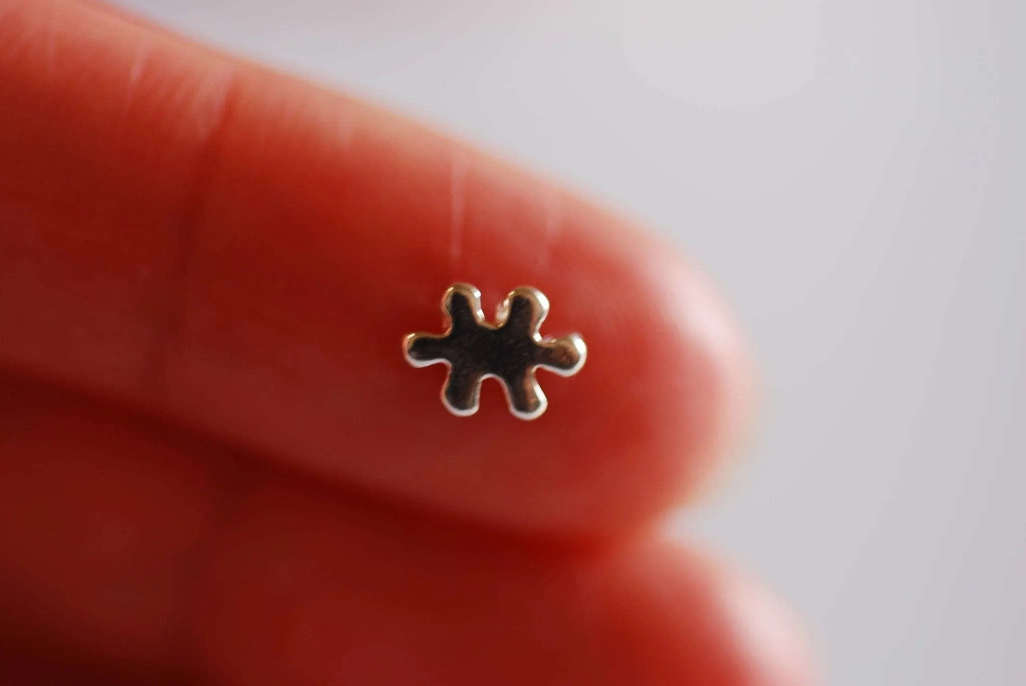 Puzzle Beads- Gold, Sterling Silver, Rose gold, Puzzle Bead, Autism Awareness charm, jigsaw bead, puzzle charm, Puzzle Connector, 343