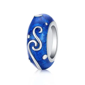 S925 Silver Starry Sky Charm Beads