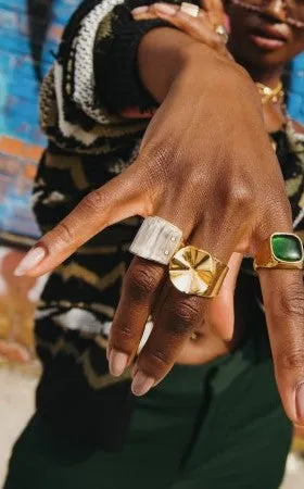Sana Horn Band Ring