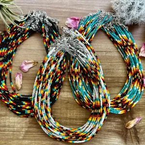 Serape Bead Choker