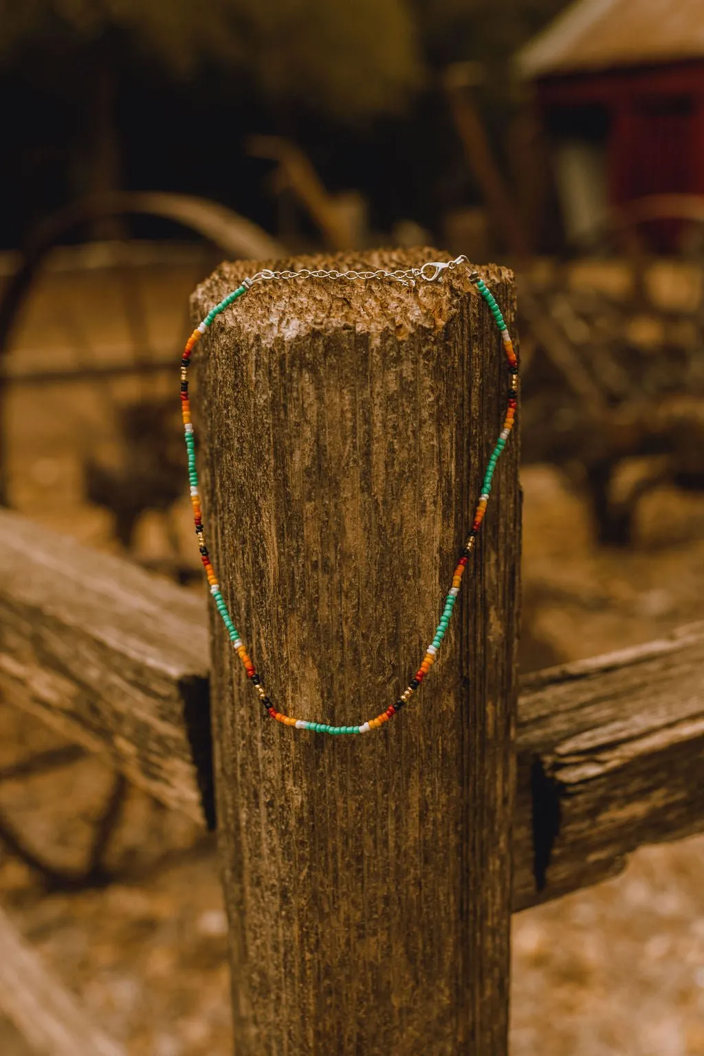 Serape Bead Choker